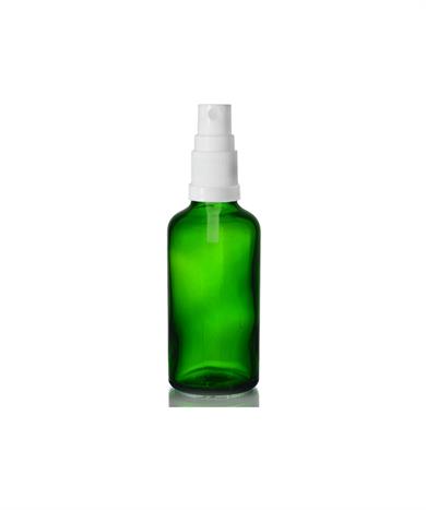 SPREY KAPAKLI YEŞİL CAM ŞİŞE 50 ML