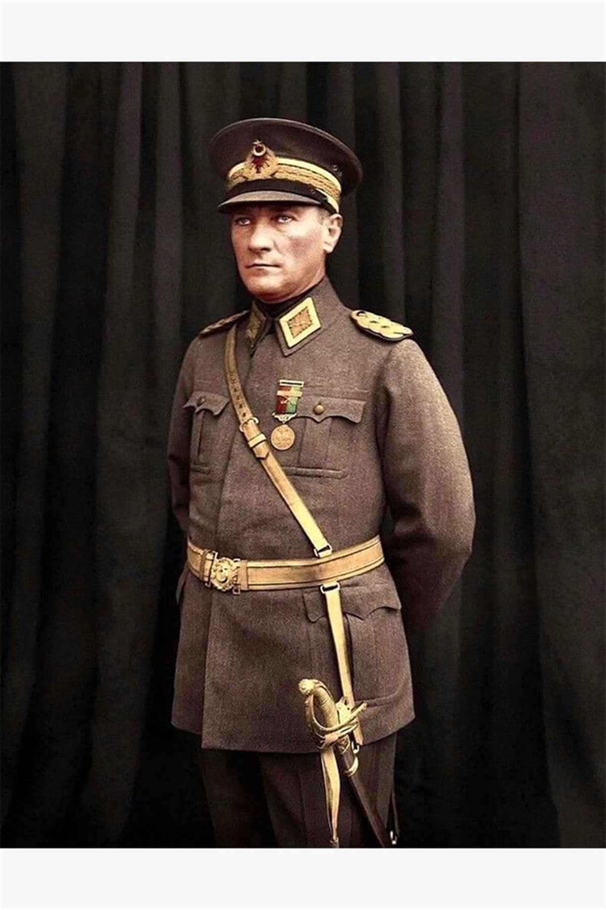 Ataturk-Maresal-Uniformasi 40X60 PixArt Sanat