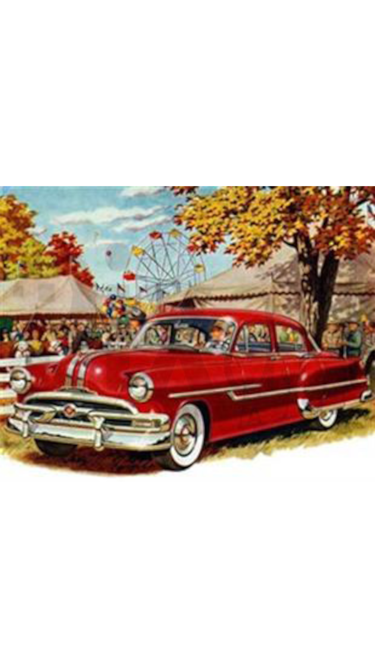 Eski Model Araba PixArt Sanat Elmas Mozaik Tablo Diamond Türkiye 66*53