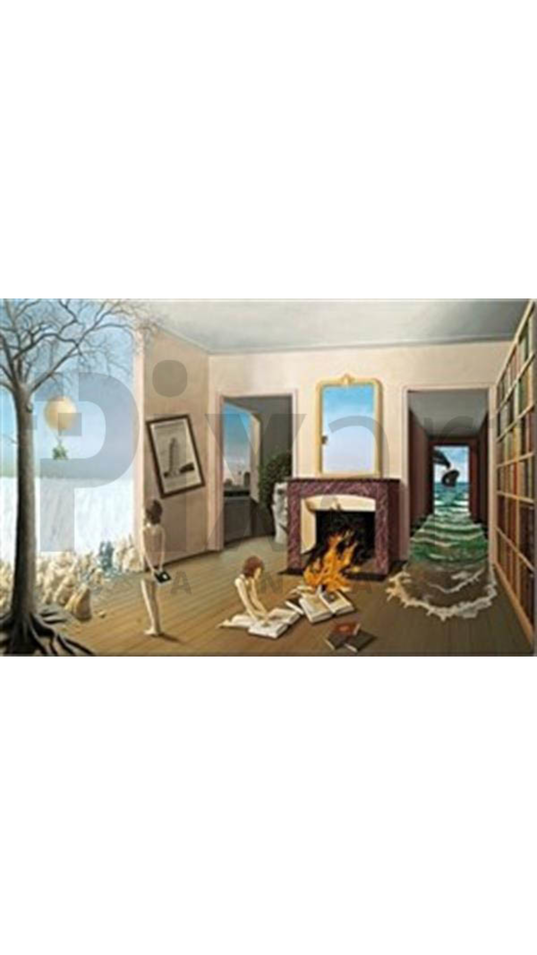 Hafızanın Boşluklarında PixArt Sanat Elmas Mozaik Tablo Diamond Türkiye 75*53