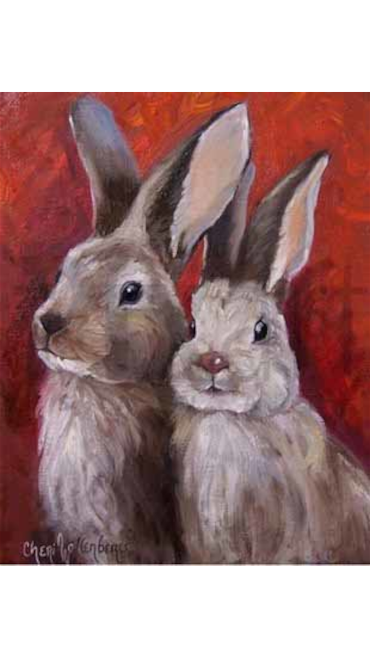 Iki-Tavsan 40x50 PixArt Sanat /PixArt Sanat/ Elmas Mozaik Tablo