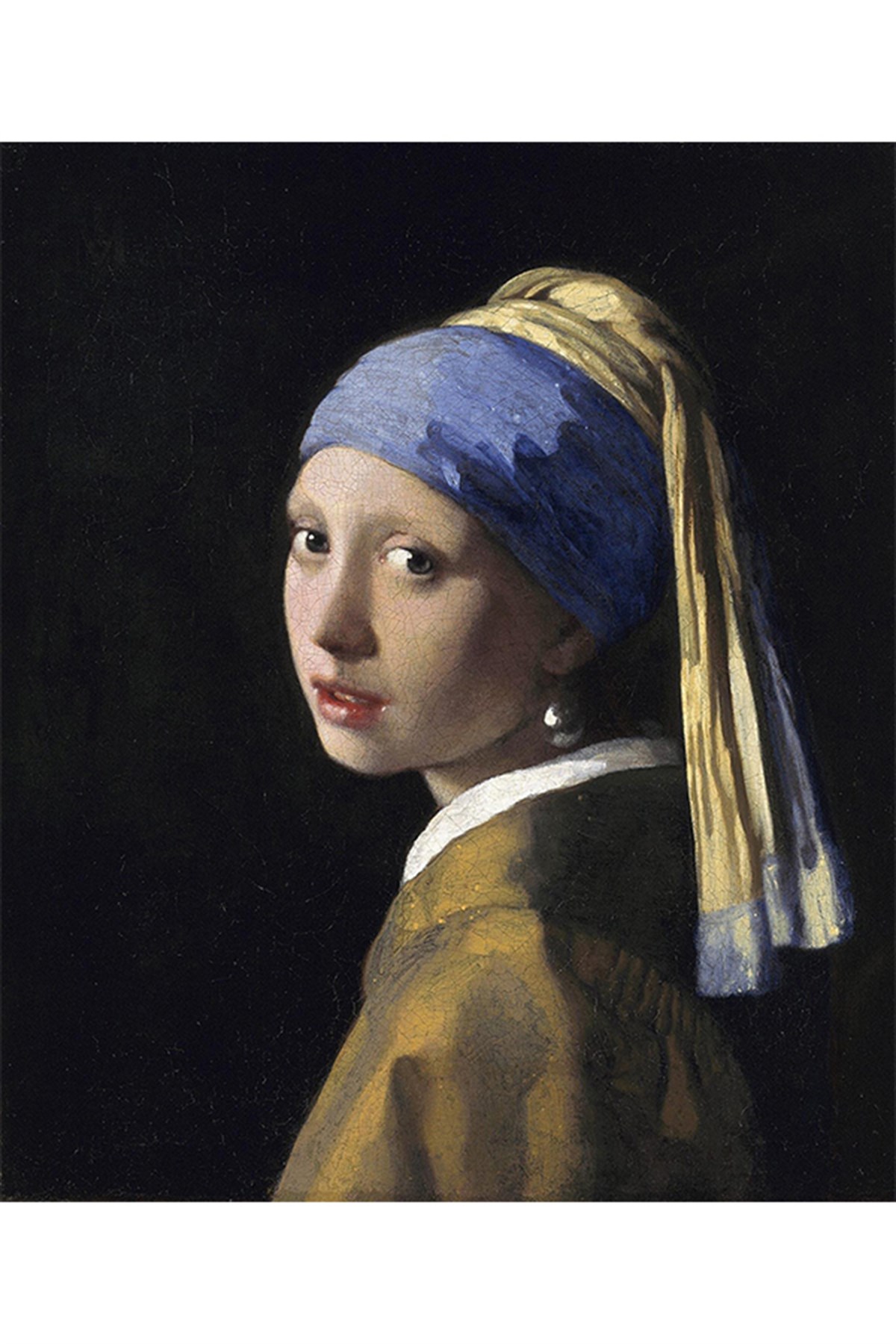 Johannes-Vermeer-İnci-Küpeli-Kız 46x58 PixArt Sanat