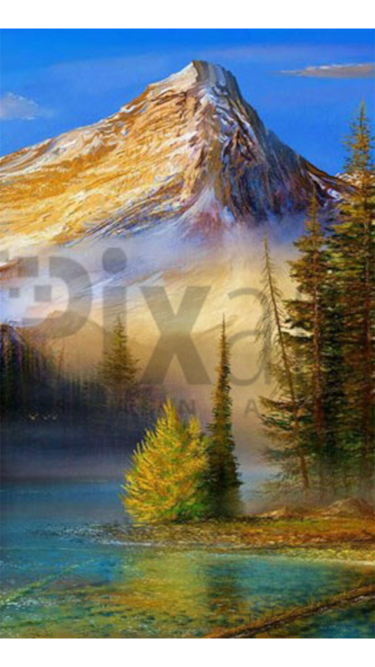 Karli-Dag-Manzarasi 40x60 PİxArt Sanat /PixArt Sanat/ Elmas Mozaik