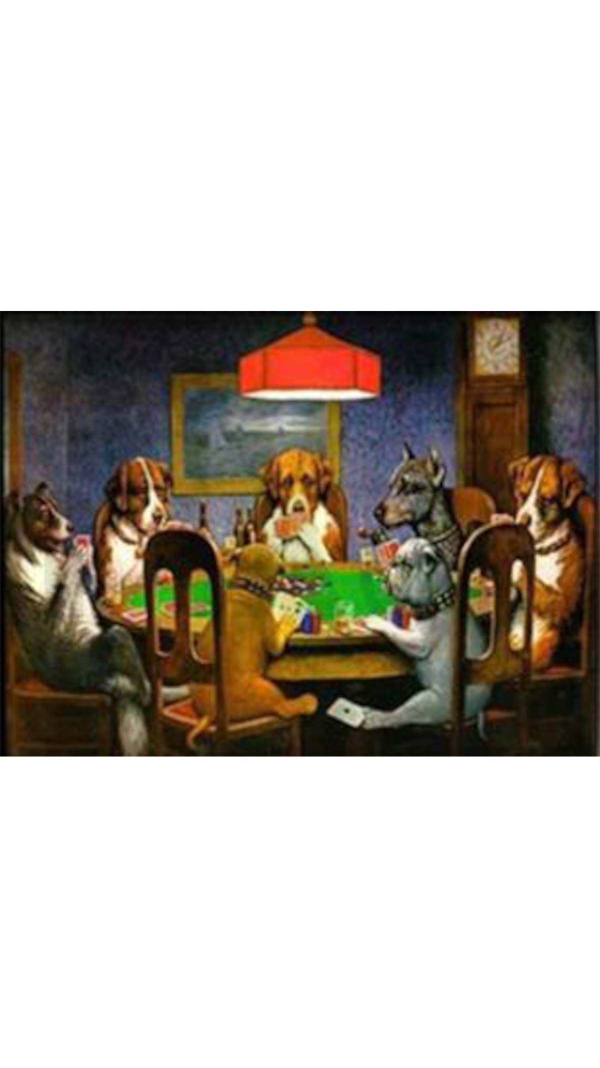 Poker Oynayan Köpekler PixArt Sanat  Elmas Mozaik Tablo Diamond Türkiye 85*60
