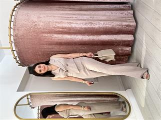 Düğme Detay Yelek Görünümlü Tulum Pembe