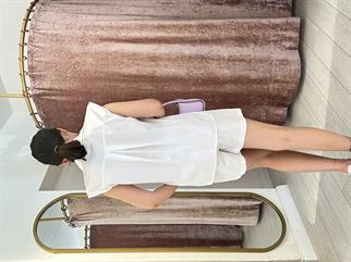 Gömlek Ve Şort Takım Beyaz