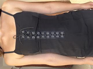 Ön Detay Ayarlanabilir Askılı Elbise Siyah