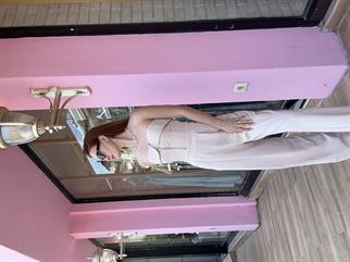 Önü Fermuarlı Uzun Tulum Bej 