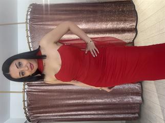 Straplez Uzun İkili Takım Kırmızı