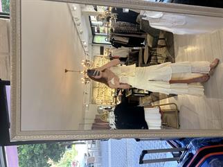 Uzun Yırtmaç Detay Etek Sarı 