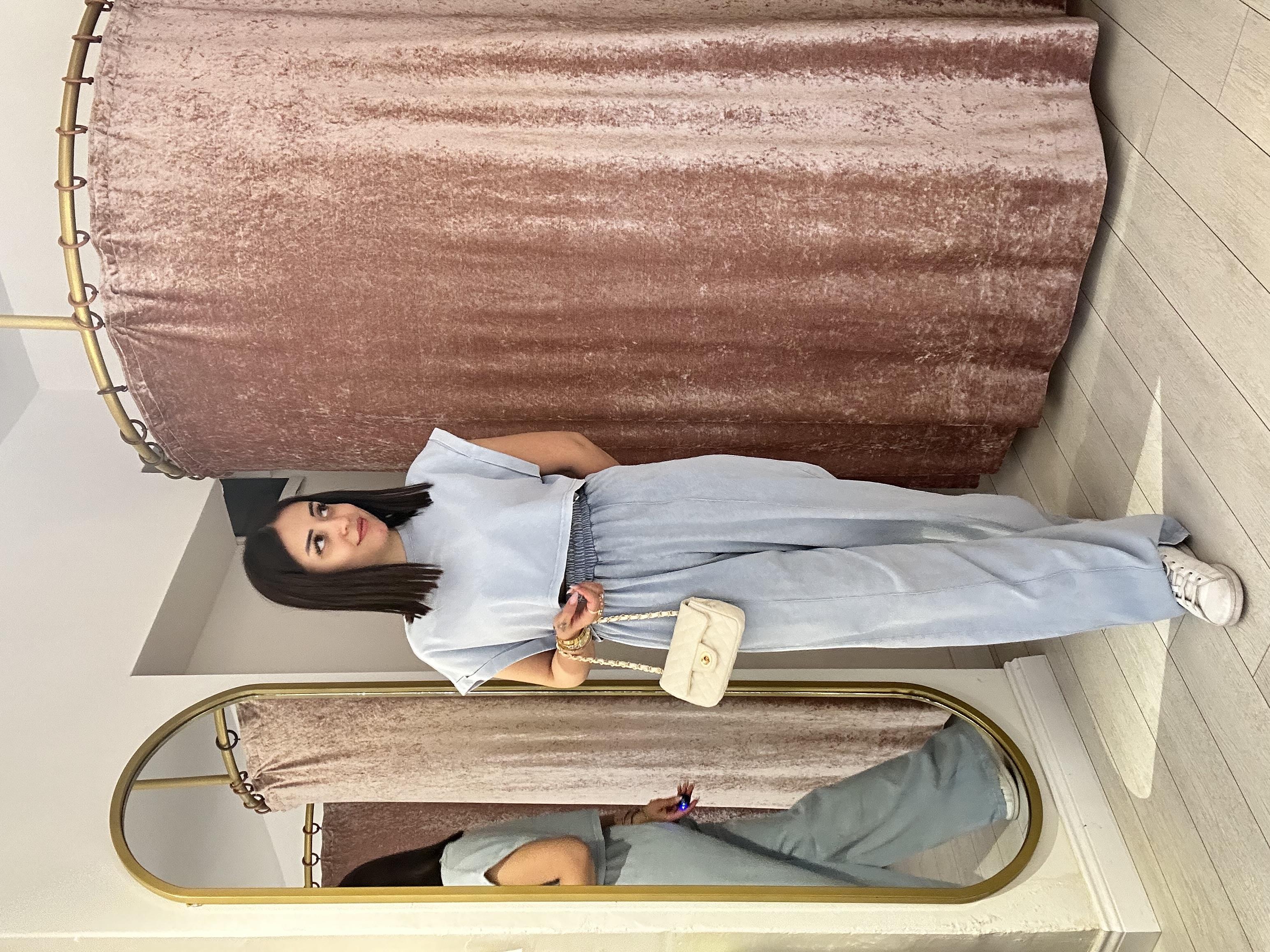 Yıkama Kumaş Spor Takım Mavi