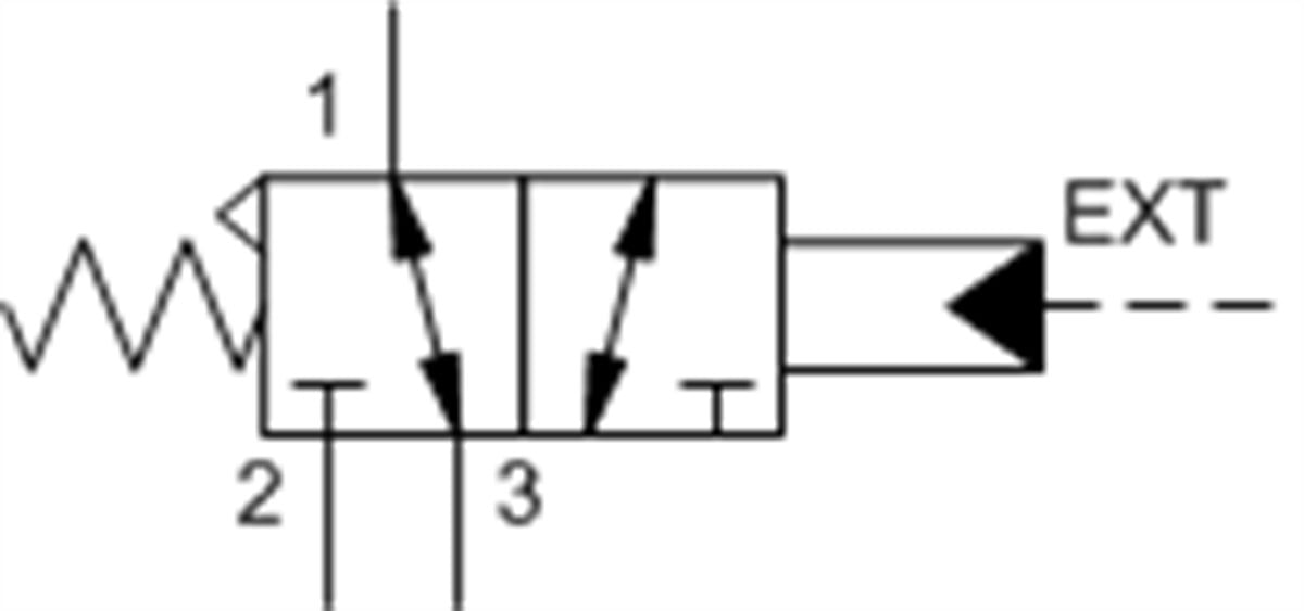 DBAHDCN 3-way, hydraulically operated, spool directional valve - pilot capacity