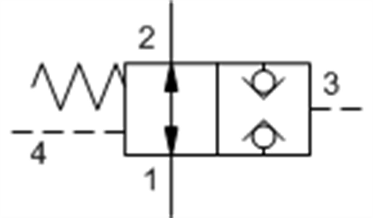 DOFSXHN Normally open, balanced poppet, logic element - pilot-to-close