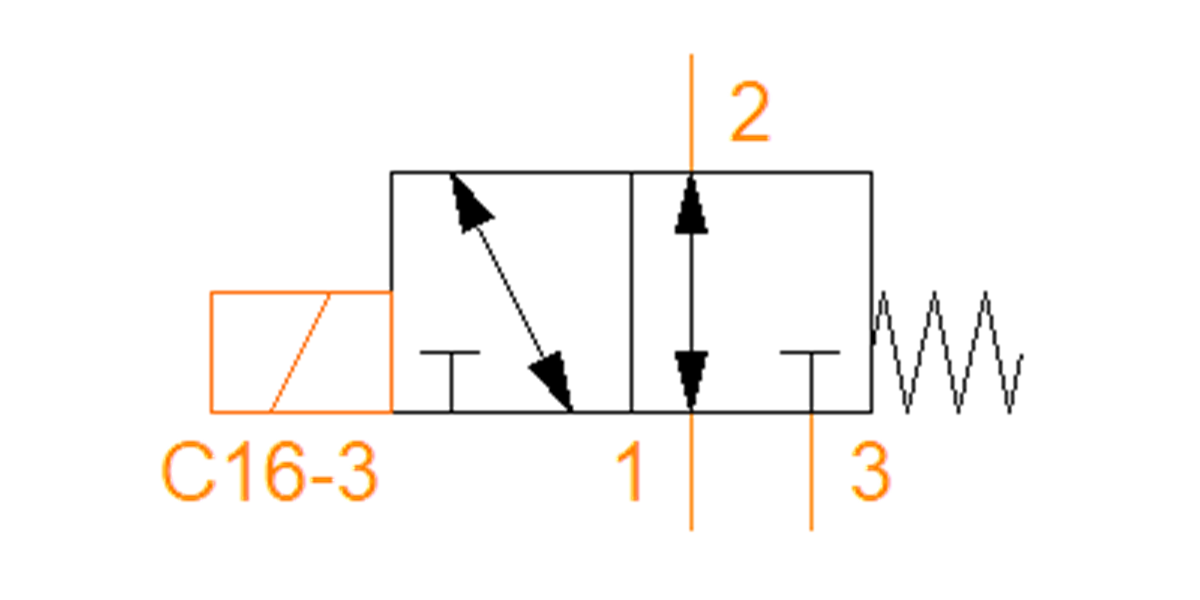 DS163 3/2 Directional spool valve solenoid operated