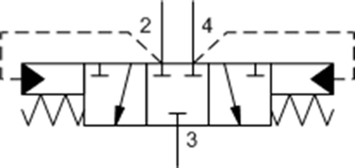 DSEHXHN Low side, 3-position, hot oil shuttle valve