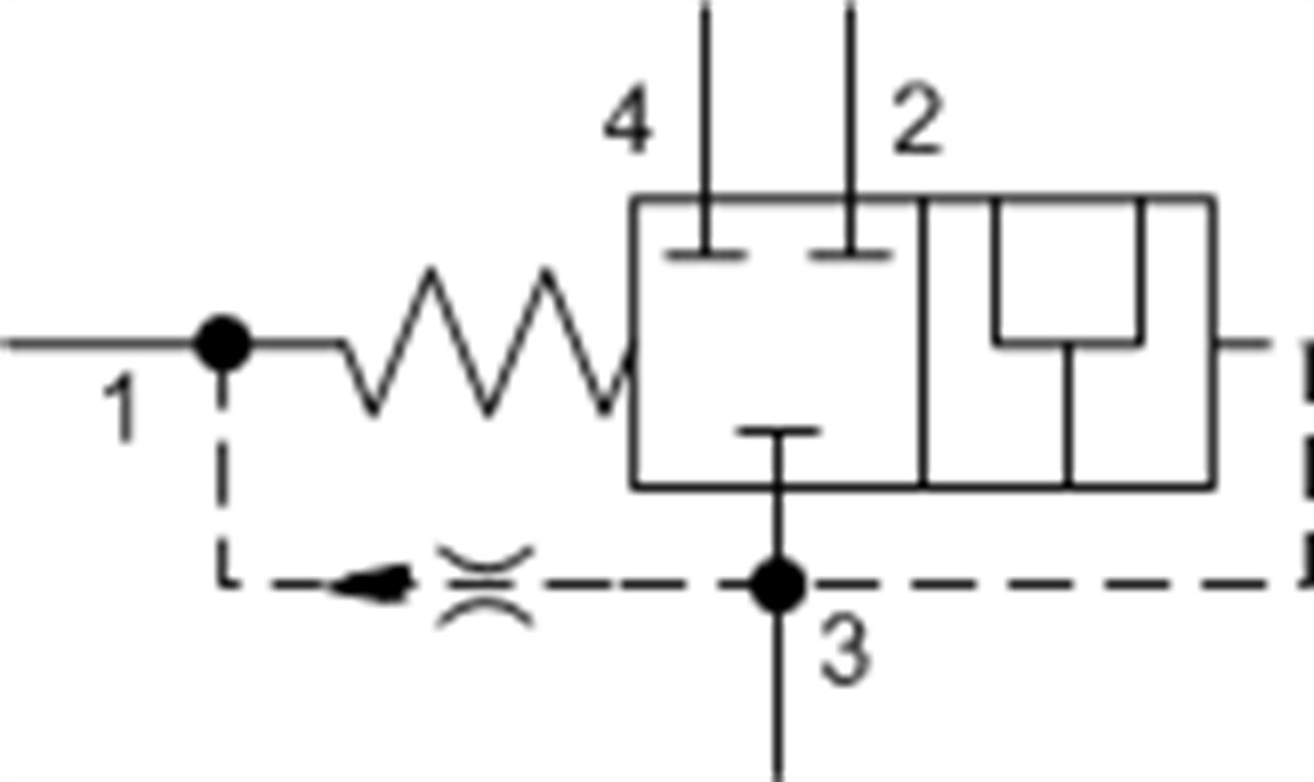 DSIXXEN 3-way, 2-position, vent-to-shift diverter valve, normally closed