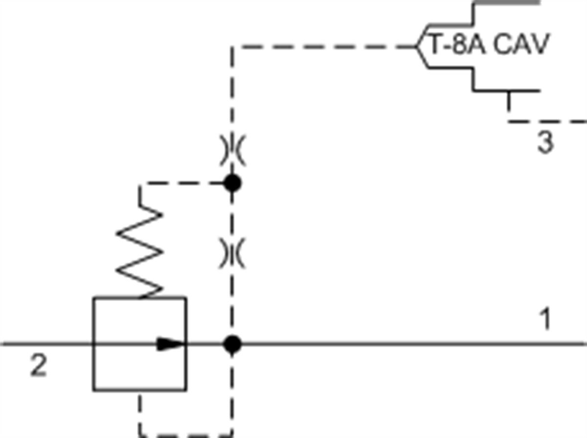 PBJB8WN Pilot-operated, pressure reducing main stage with integral T-8A control cavity