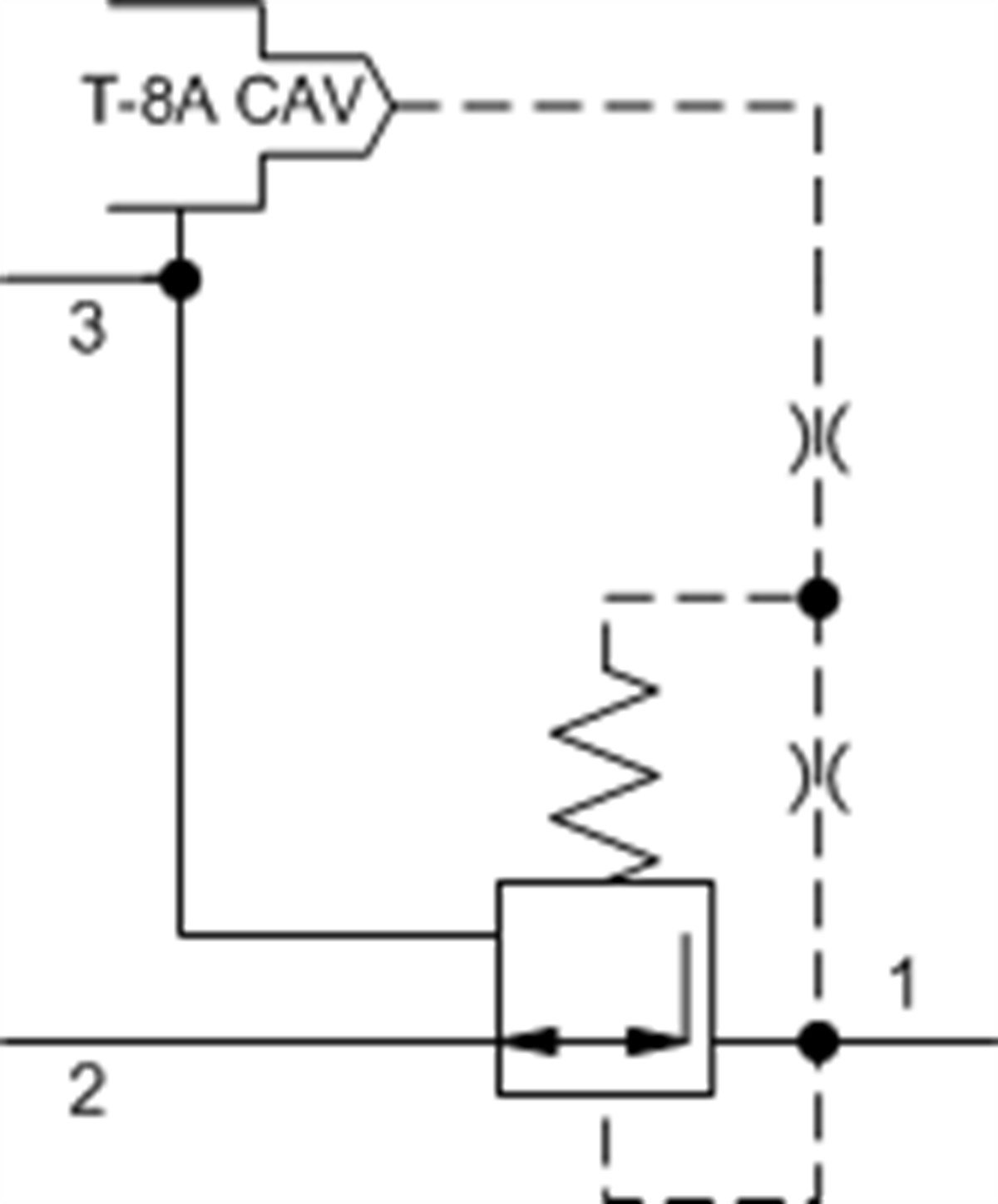 PPFF8WN Pilot-operated, pressure reducing/relieving main stage with drilled piston orifice and integral T-8A control cavity