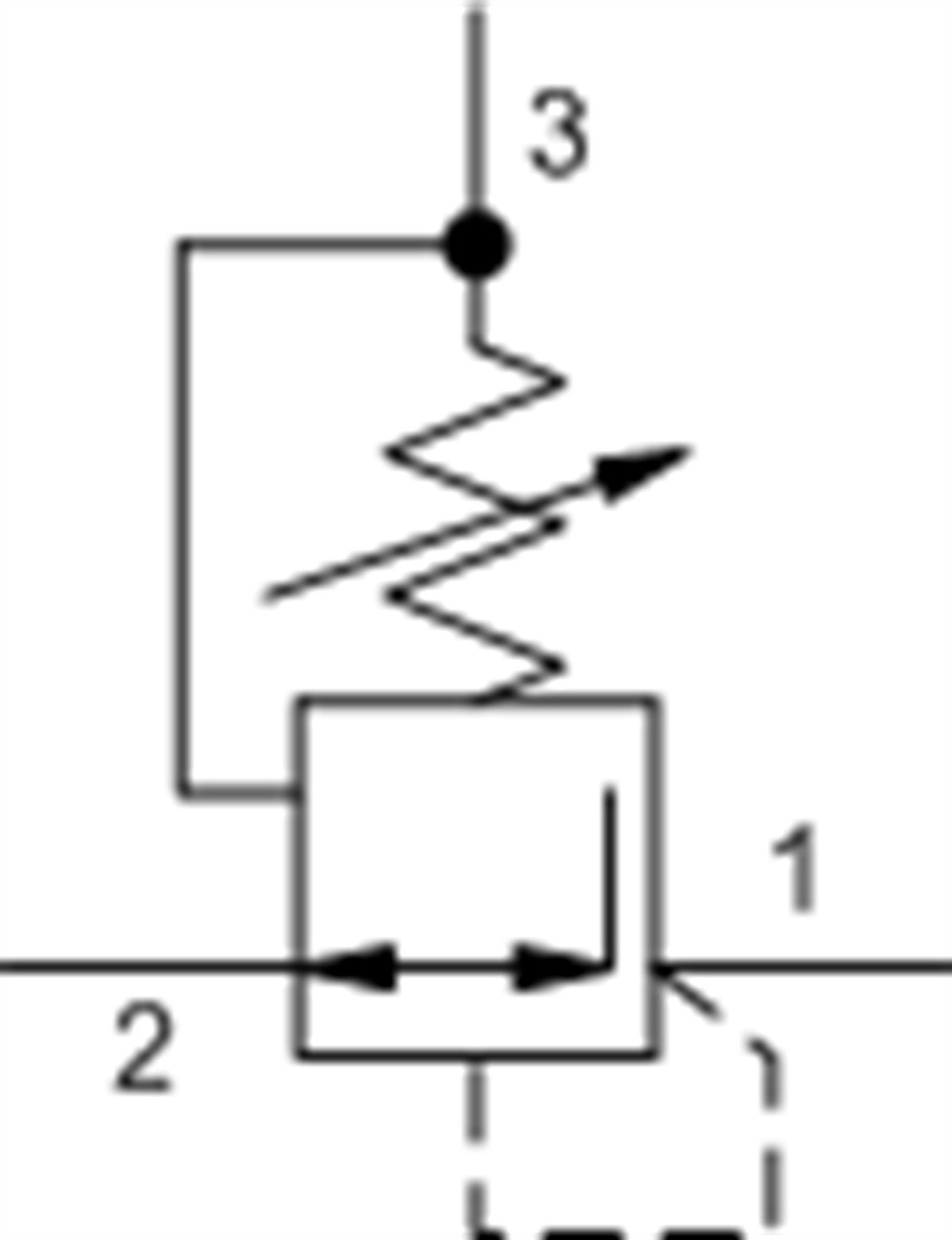 PRJBLAN Direct-acting, pressure reducing/relieving valve