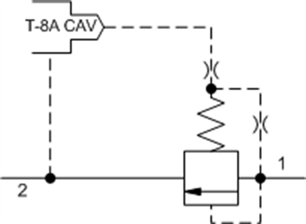 RPEC8WN Pilot-operated, balanced piston relief main stage with integral T-8A control cavity