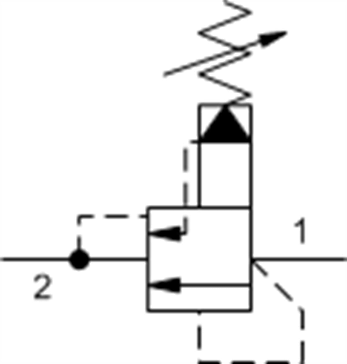 RQEBLAN Kick-down, pilot-operated, balanced piston relief valve