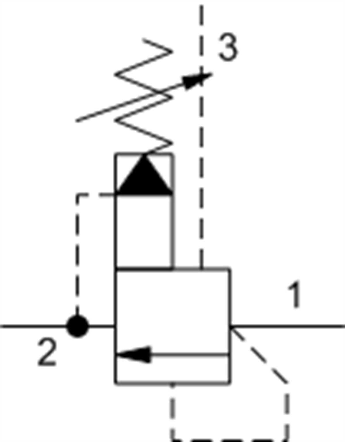 RVEALAN Ventable, pilot-operated, balanced piston relief valve
