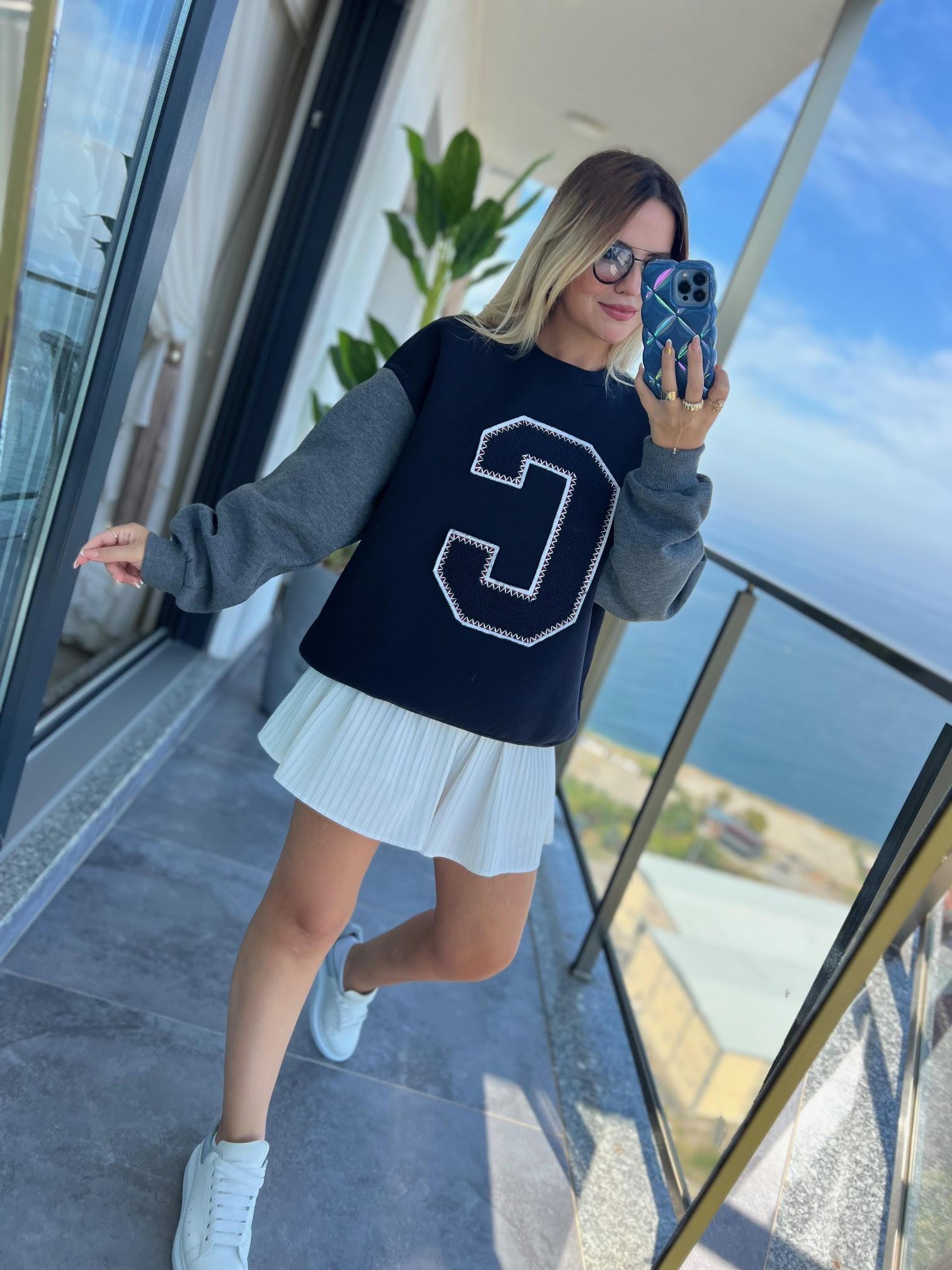 0007 Sweat LACİVERT