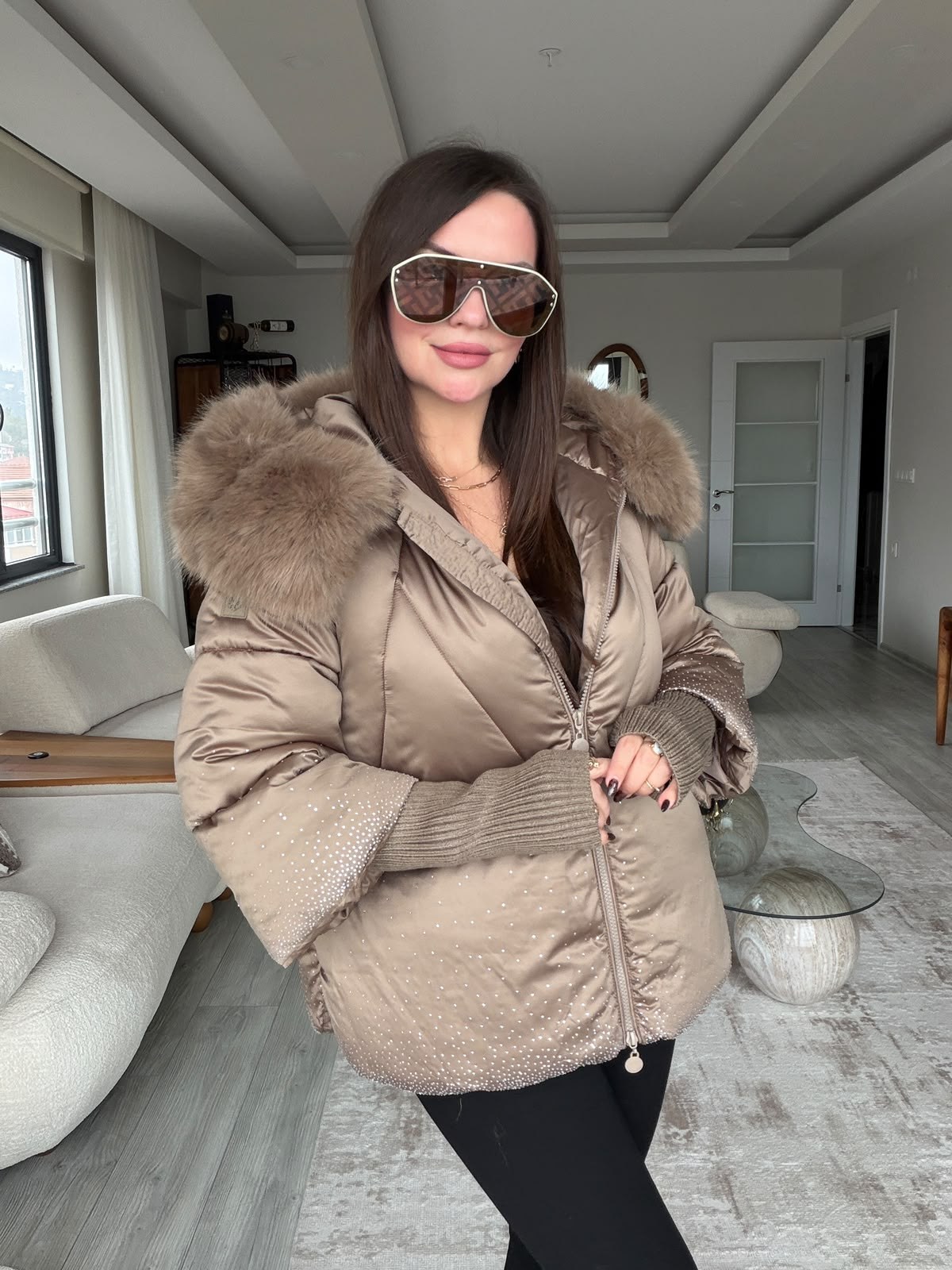 0011 Taşlı Mont VİZON
