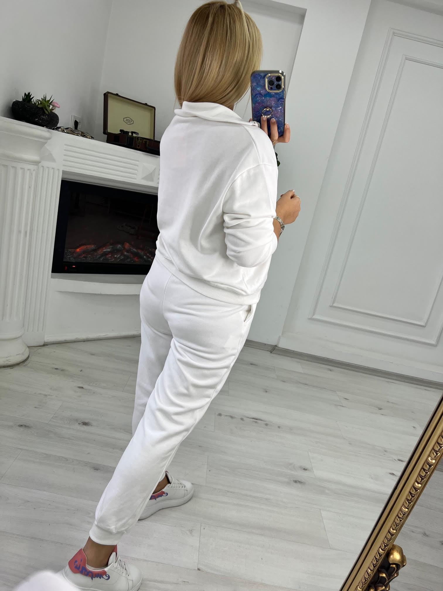 010 Yarım Fermuarlı Takım BEYAZ