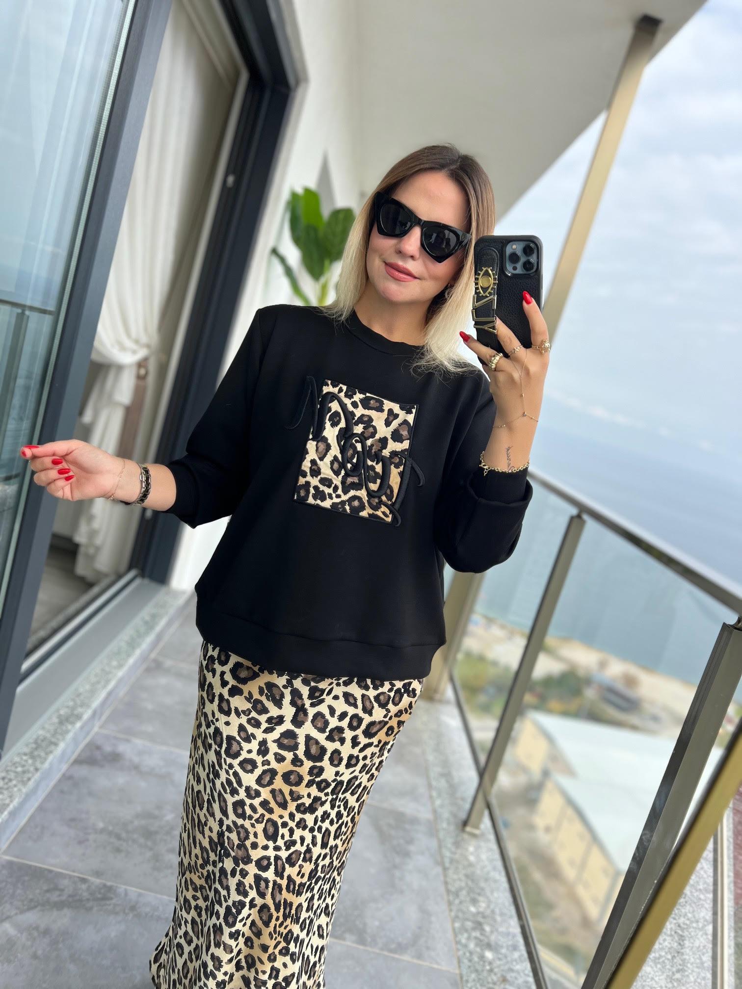 0114 Leopar Etaklı Takım BEJ
