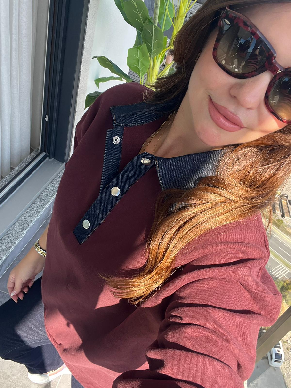 0178 Garnili Sweat BORDO