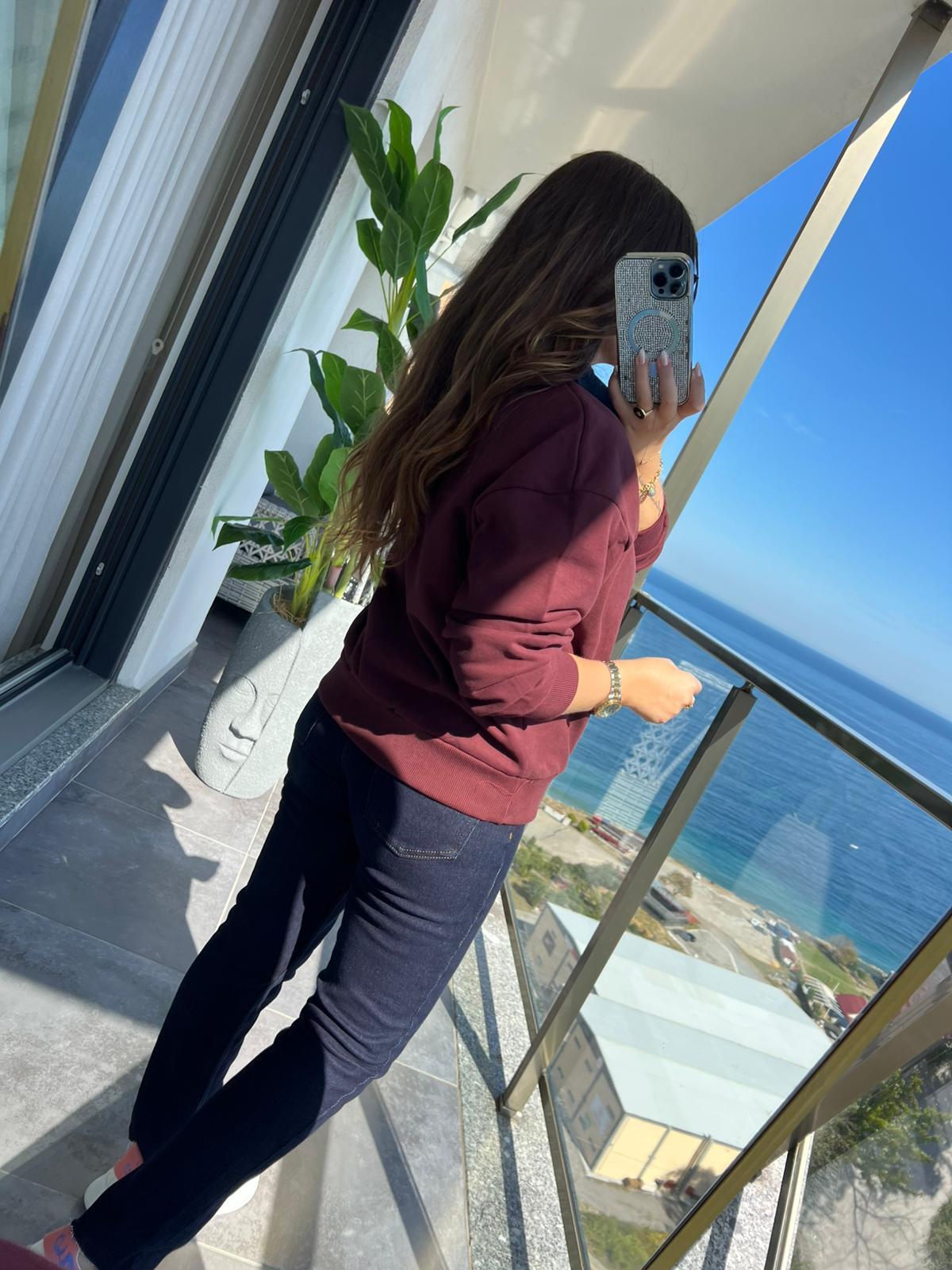 0178 Garnili Sweat BORDO