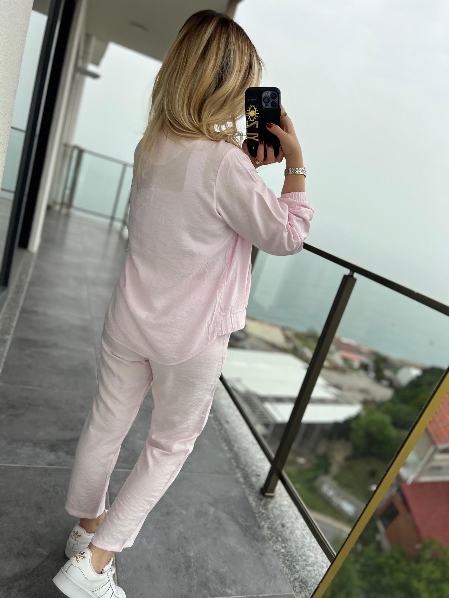0331 PantolonluTakım PEMBE