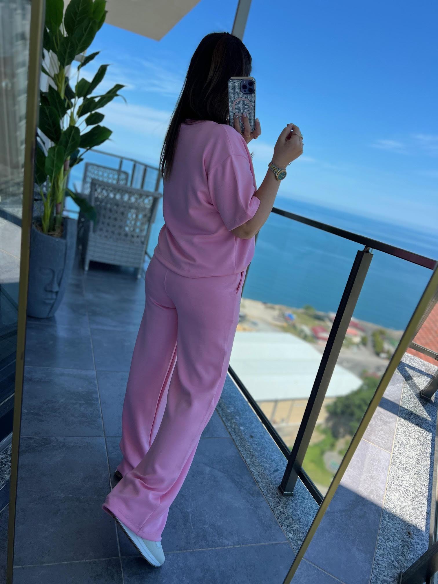 1018 Renkli Alo Takım PEMBE
