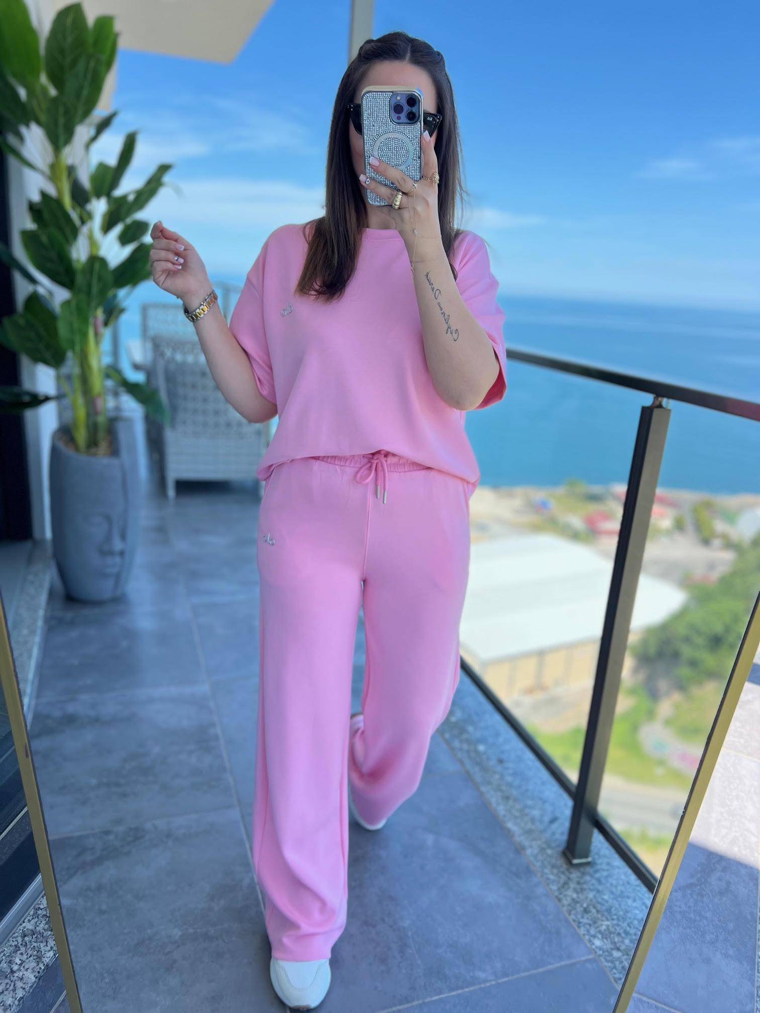 1018 Renkli Alo Takım PEMBE
