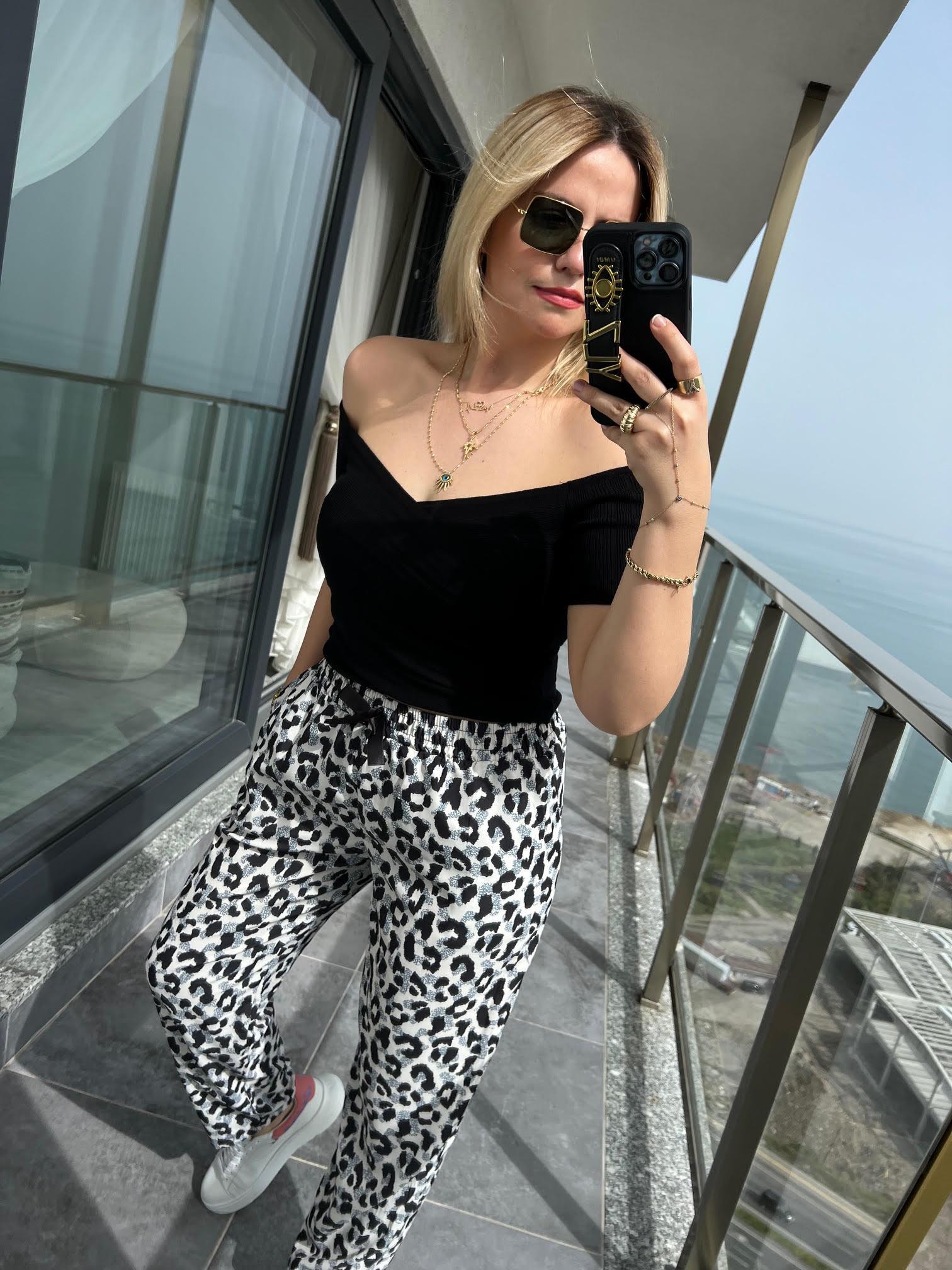 10528 Bardot Yaka Triko Top SİYAH