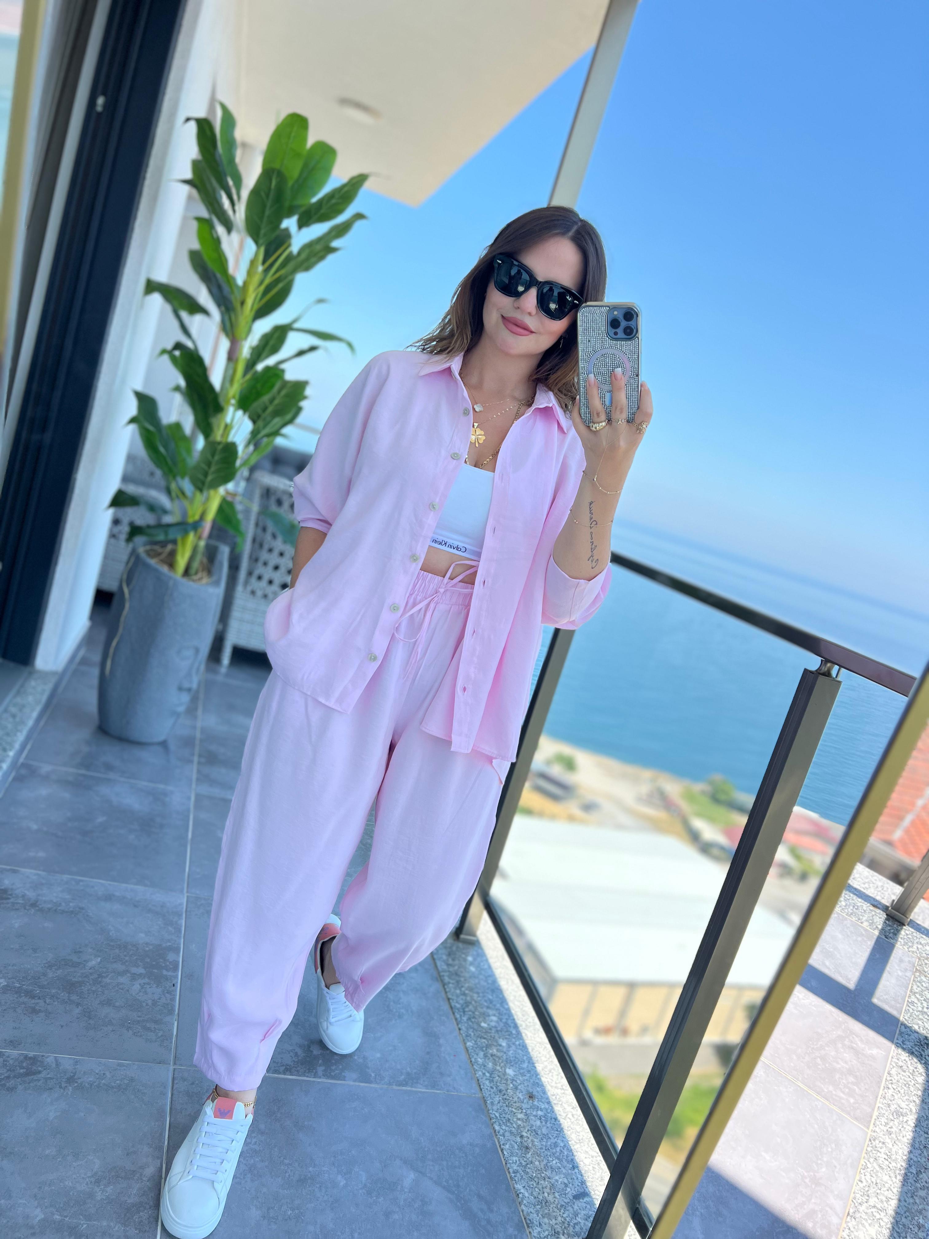 1190 Standart Beden Takım PEMBE