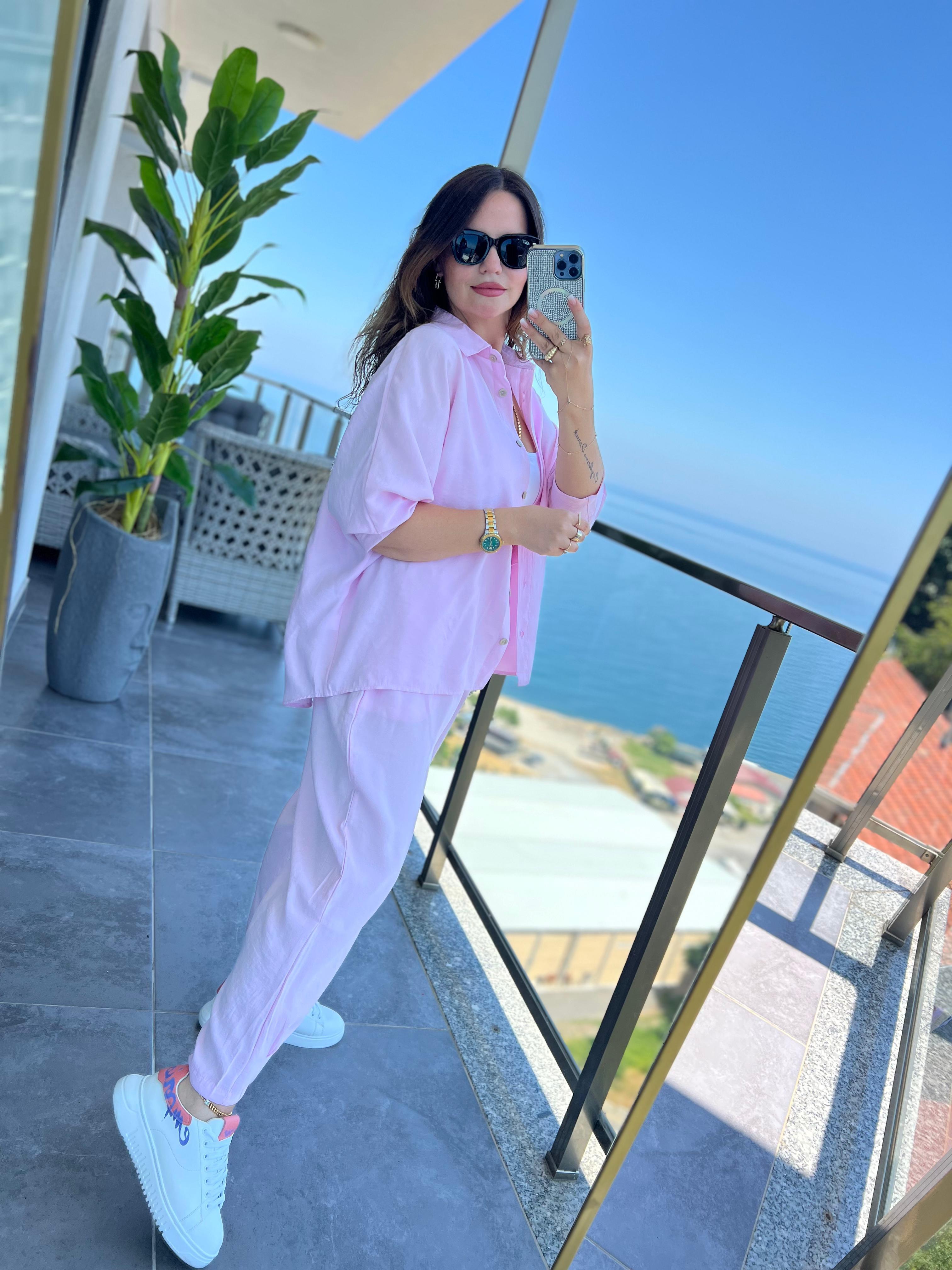 1190 Standart Beden Takım PEMBE