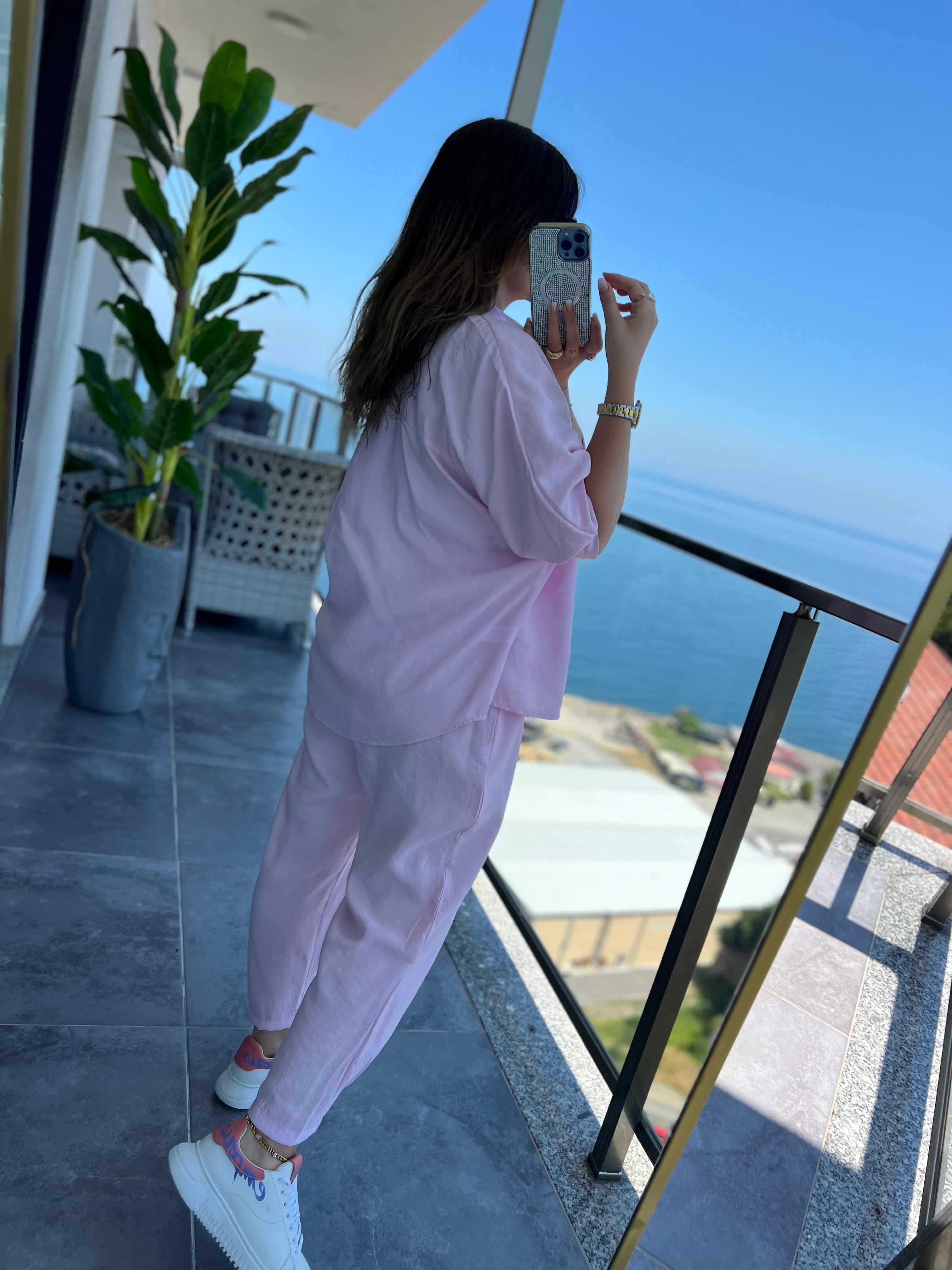 1190 Standart Beden Takım PEMBE