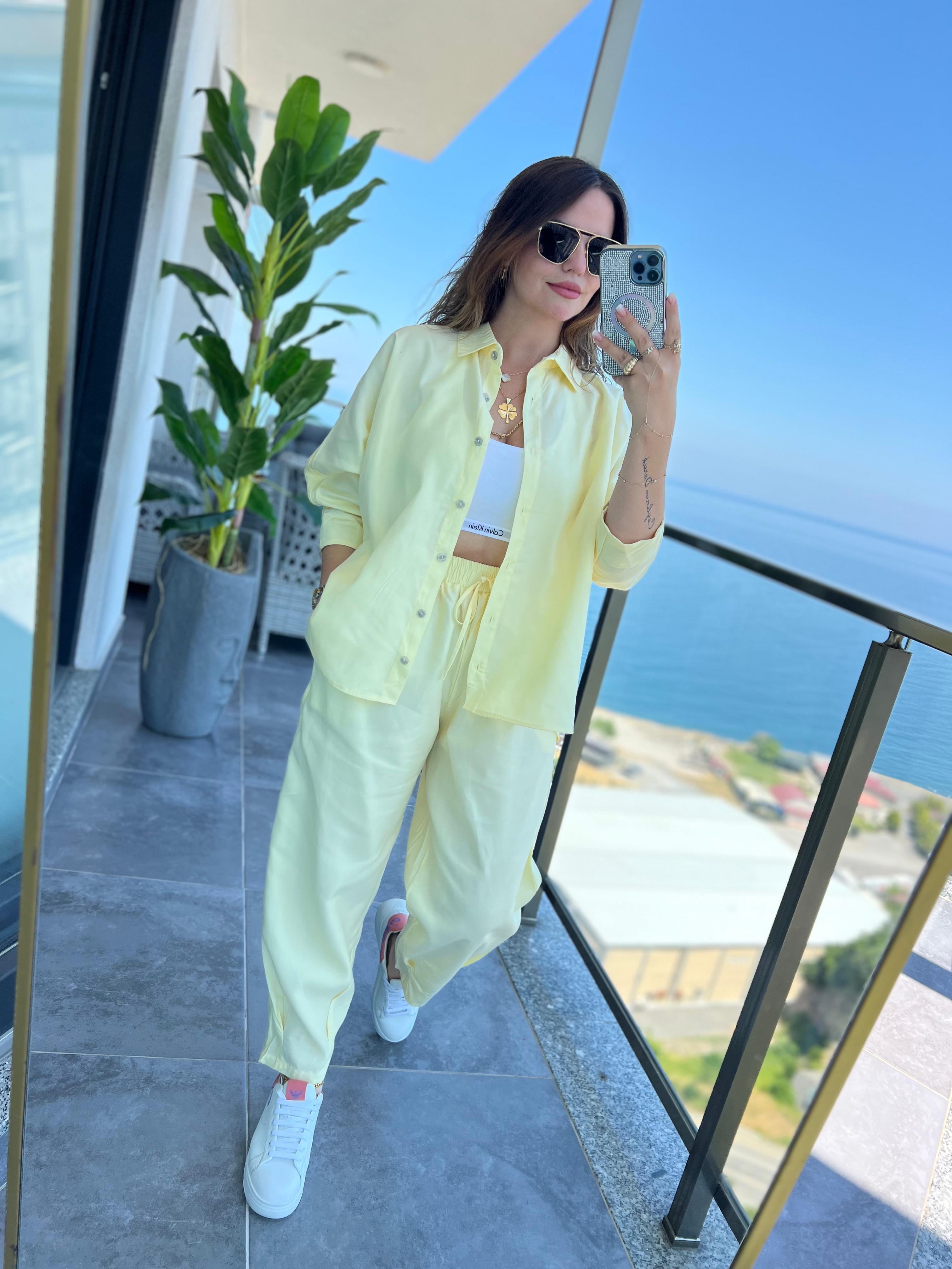 1190 Standart Beden Takım SARI