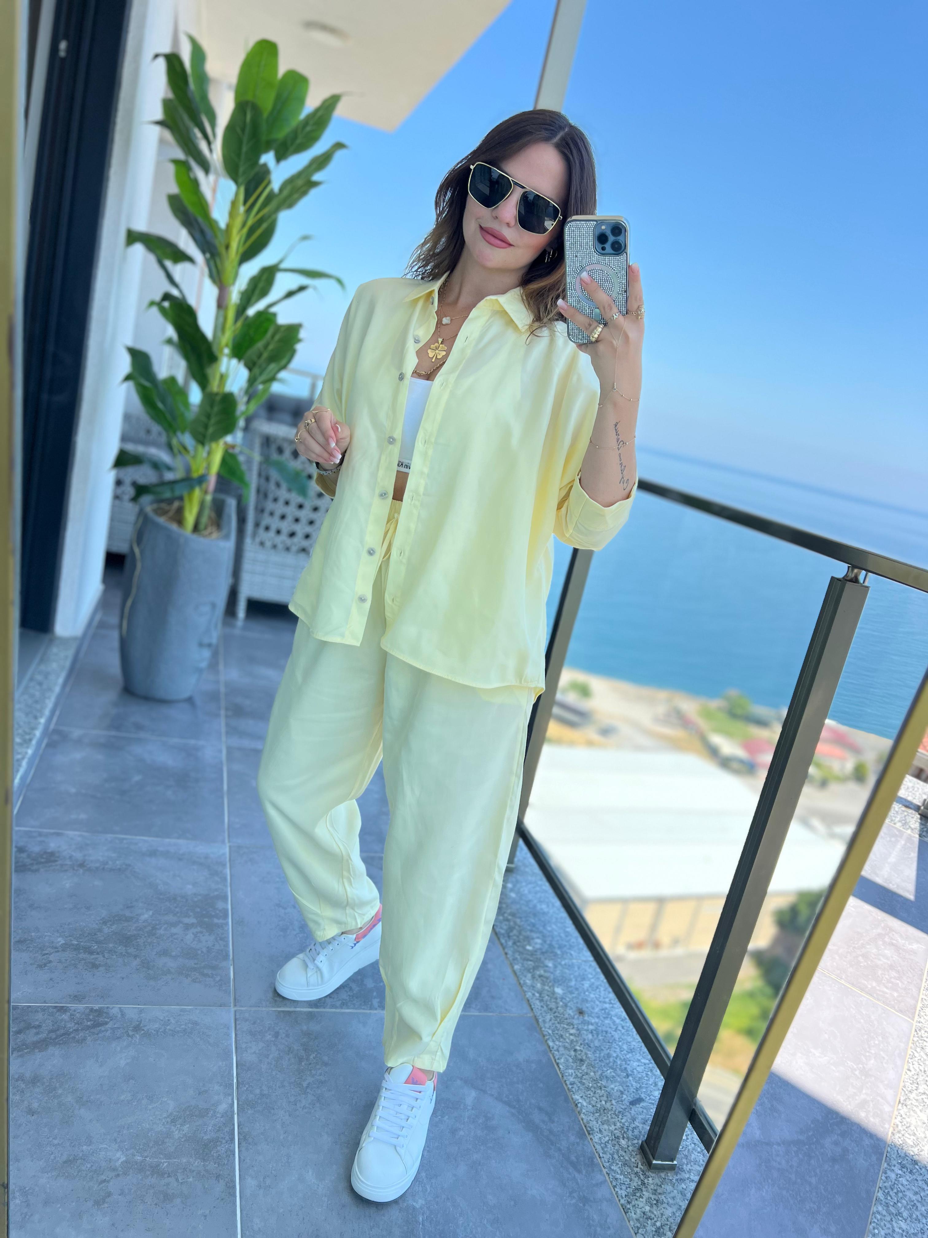 1190 Standart Beden Takım SARI