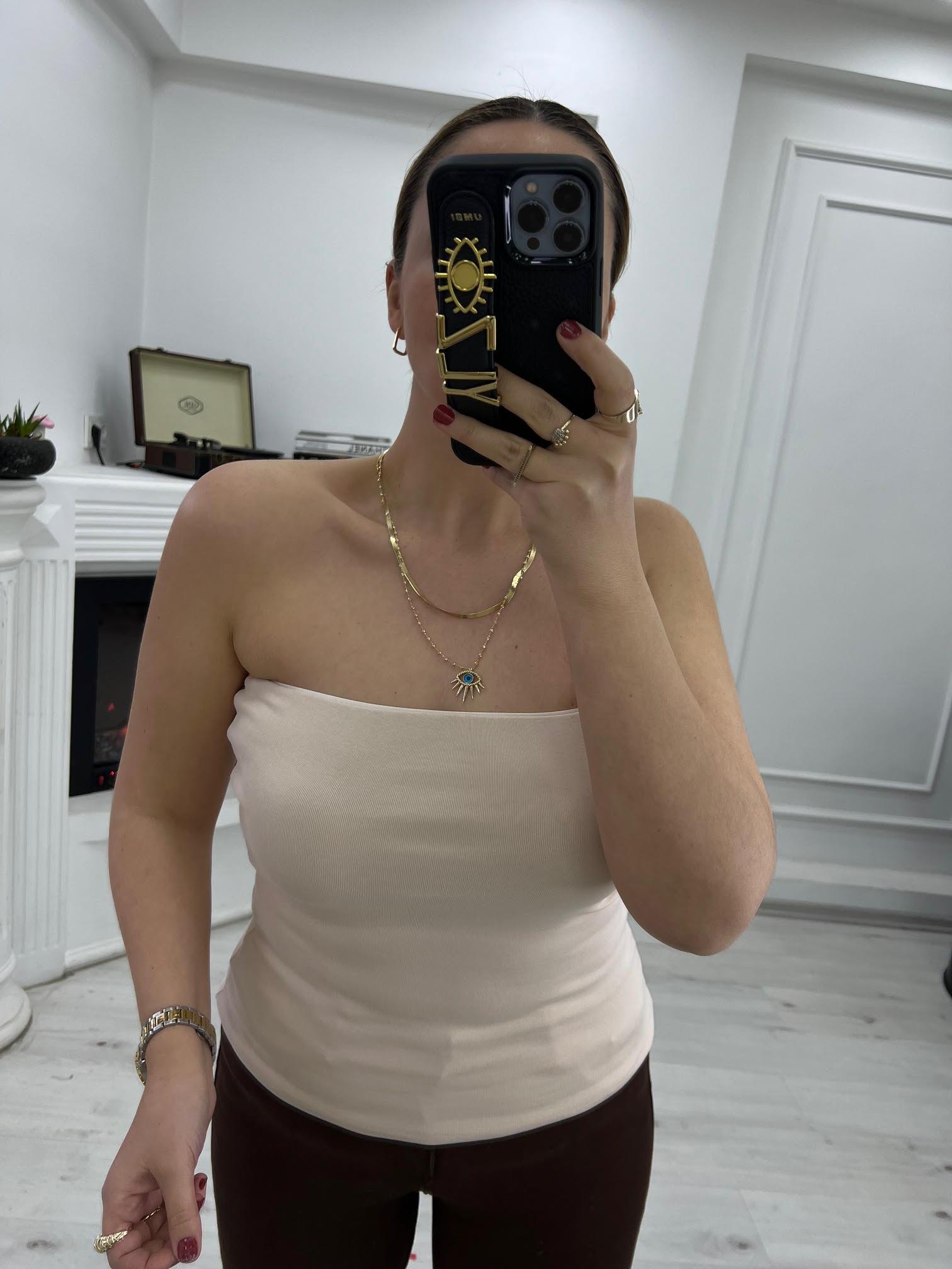 16068 Straplez Crop Atlet BEJ