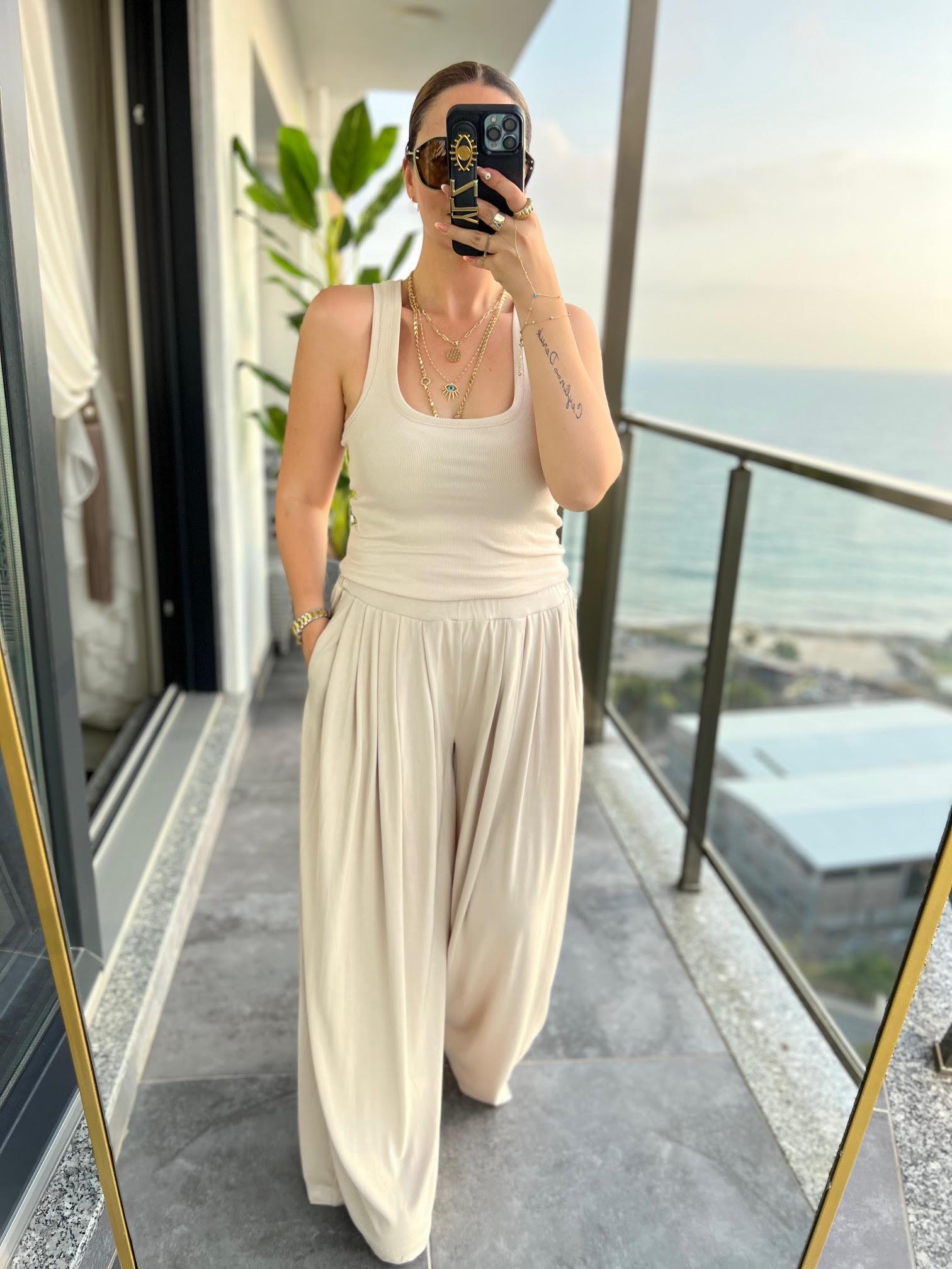 16240 Salaş Pantalon BEJ