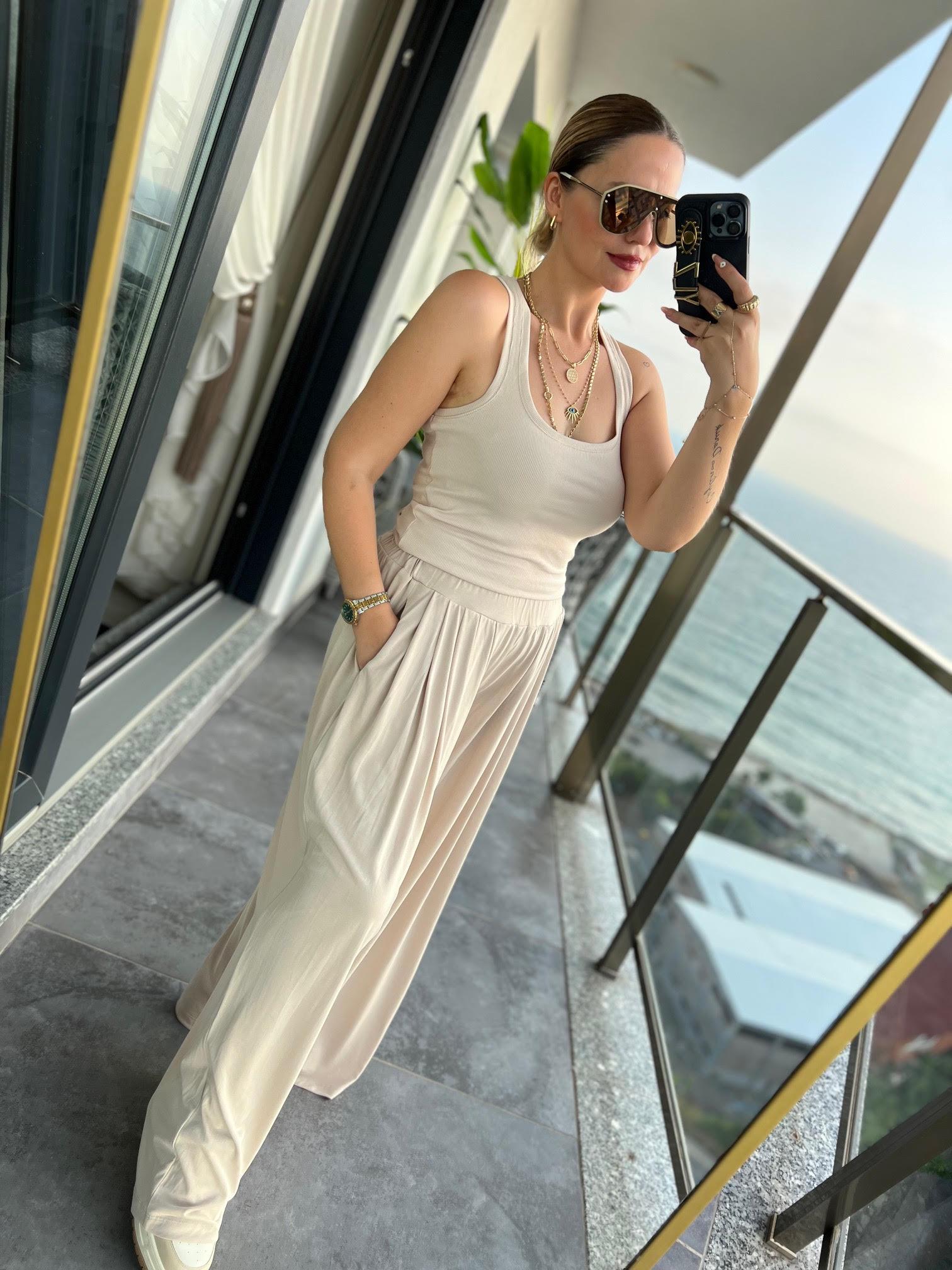 16240 Salaş Pantalon BEJ