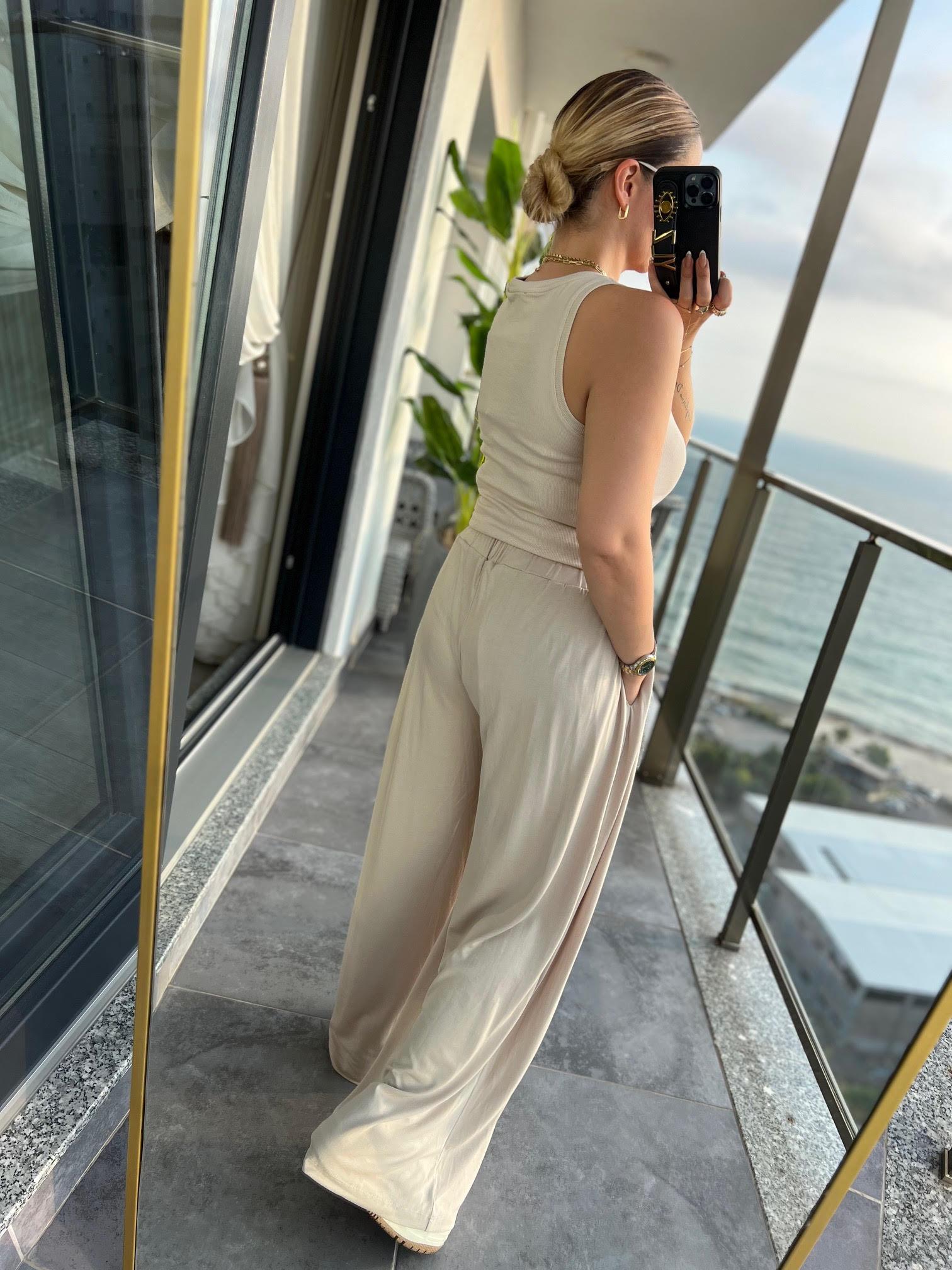 16240 Salaş Pantalon BEJ