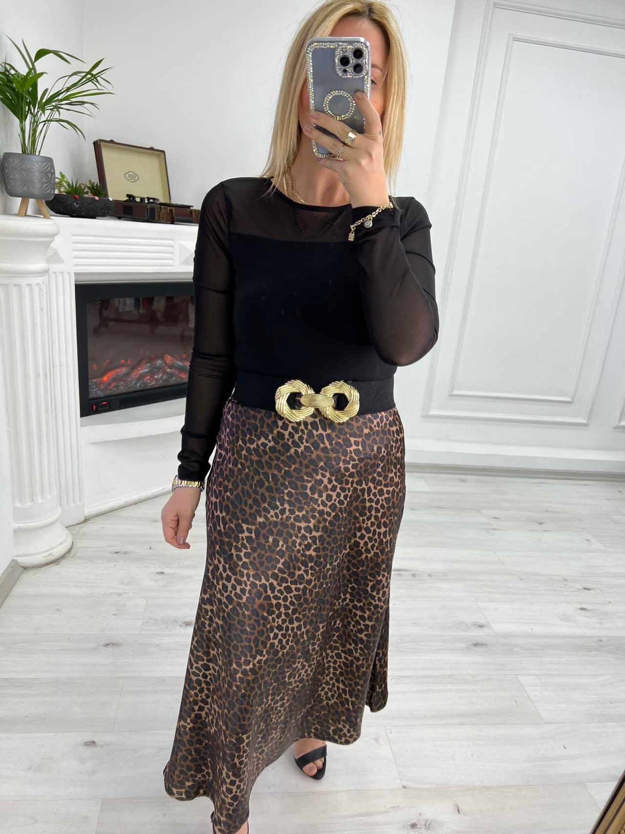 20470 Saten Leopar Etek LEOPAR