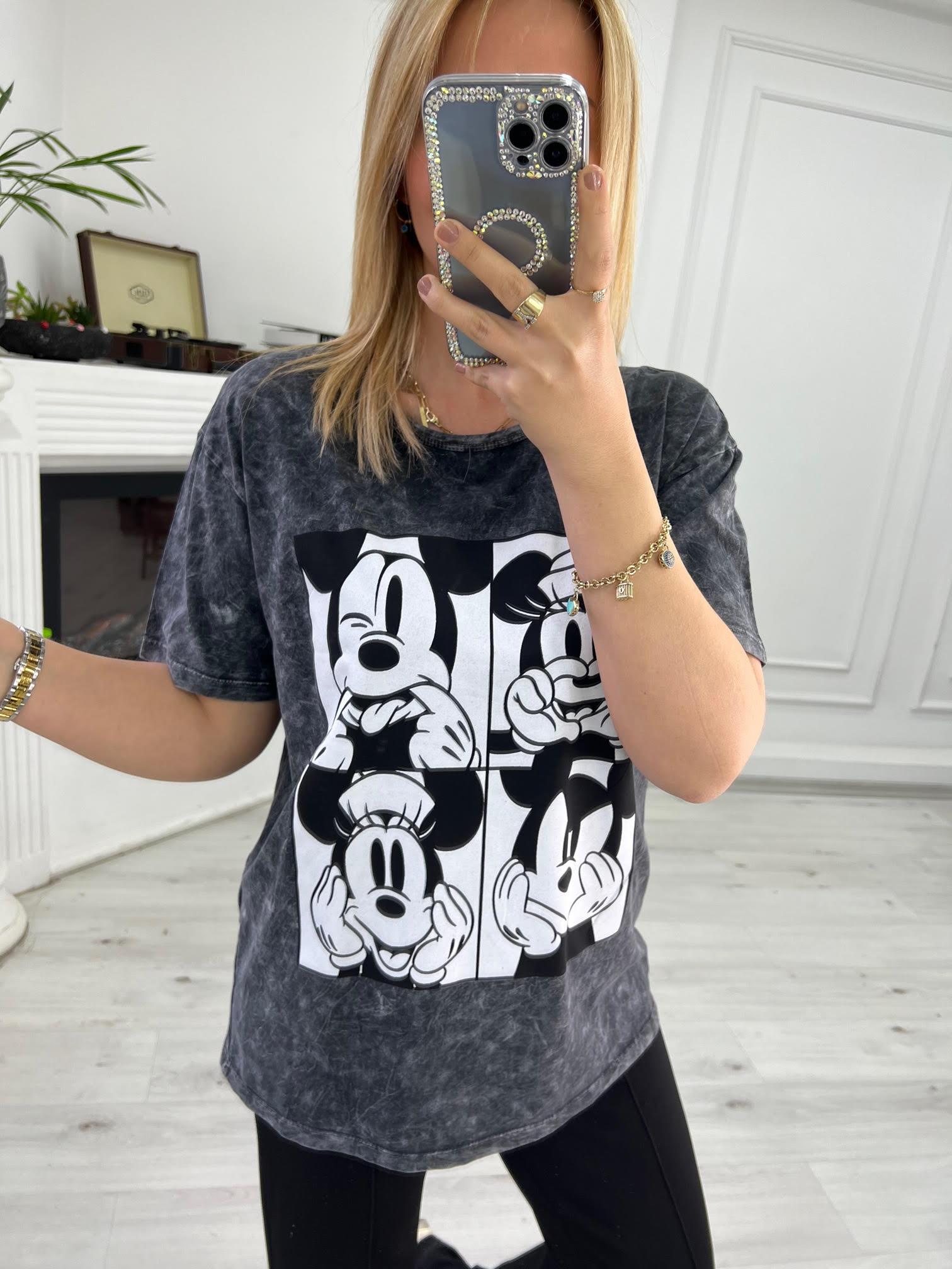 20758 Mickey Baskılı Tsihirt ANTRESİT