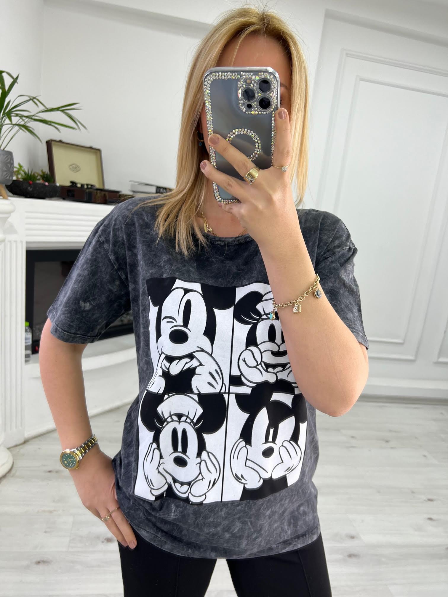 20758 Mickey Baskılı Tsihirt ANTRESİT
