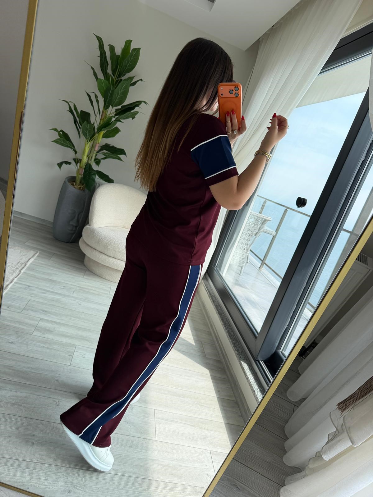 2412 Garnili Arabiye Takım BORDO