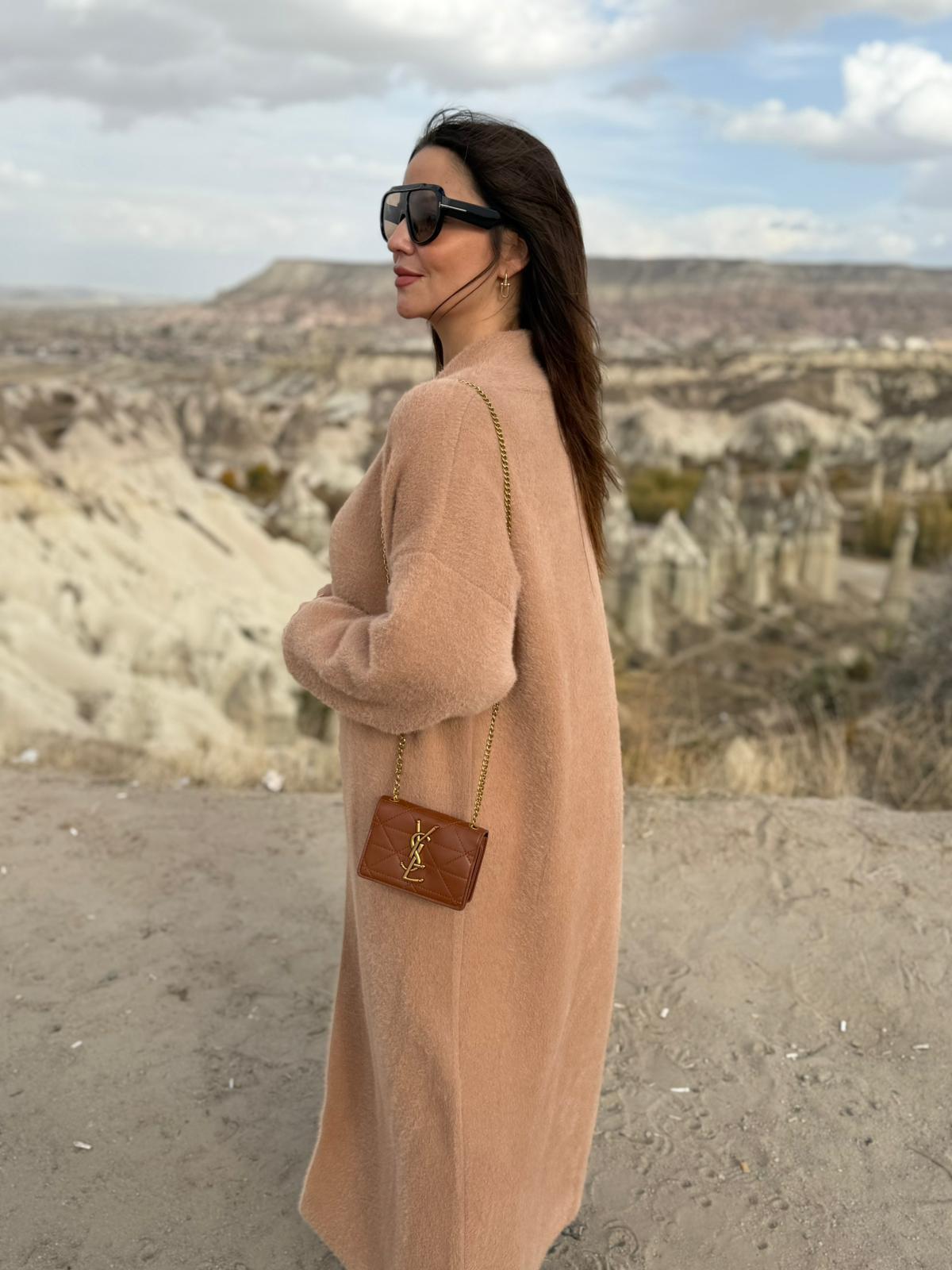 2476 Uzun Triko Hırka CAMEL